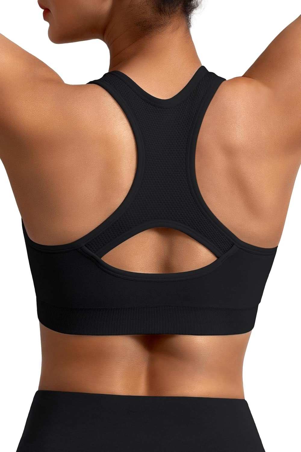Women Racerback Sports Bras - High Impact Workout Gym Activewear Bra